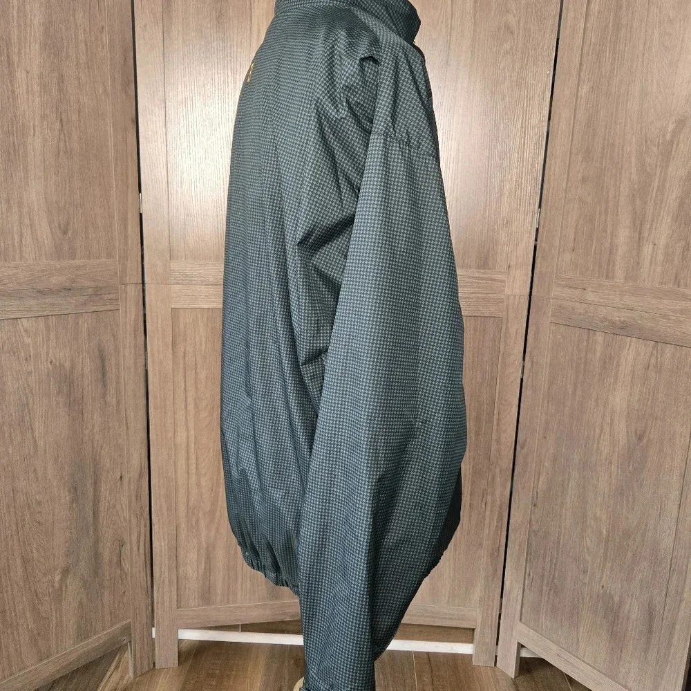 Mens foot joy DryJoys golf black and green windbreaker